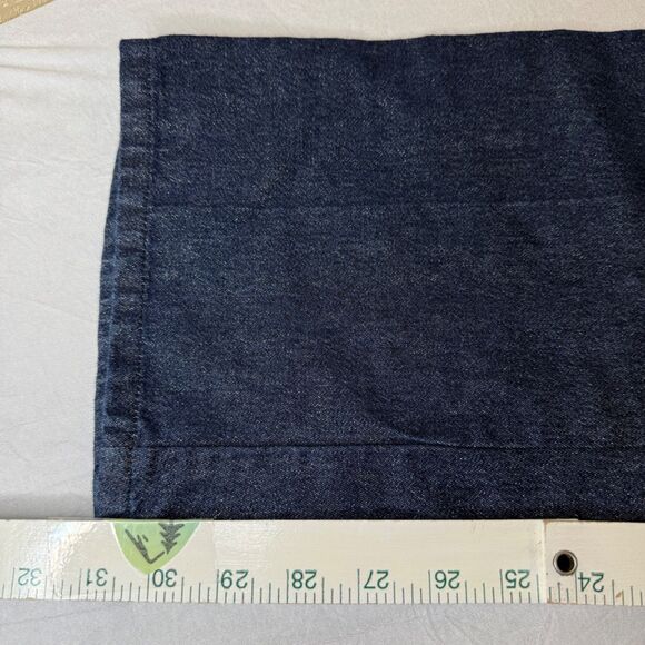 Old Navy Women's 8 Vintage Y2K Wide-Leg Metallic Denim Trousers - Picture 6 of 13